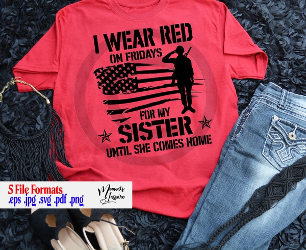 Air Force Family - I Wear Red - Image 6