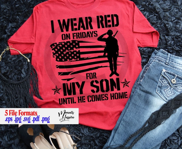 Air Force Family - I Wear Red - Image 7